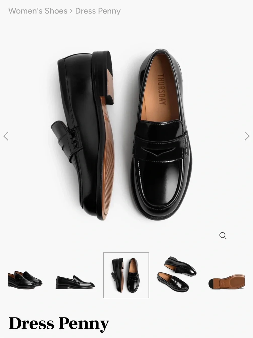 Thursday Boot Black Dress Penny Loafers